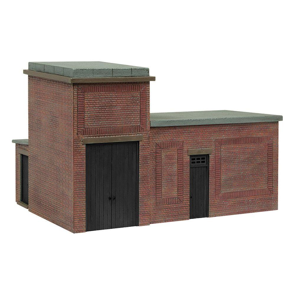 SCENECRAFT OO Lineside Brick Substation Black