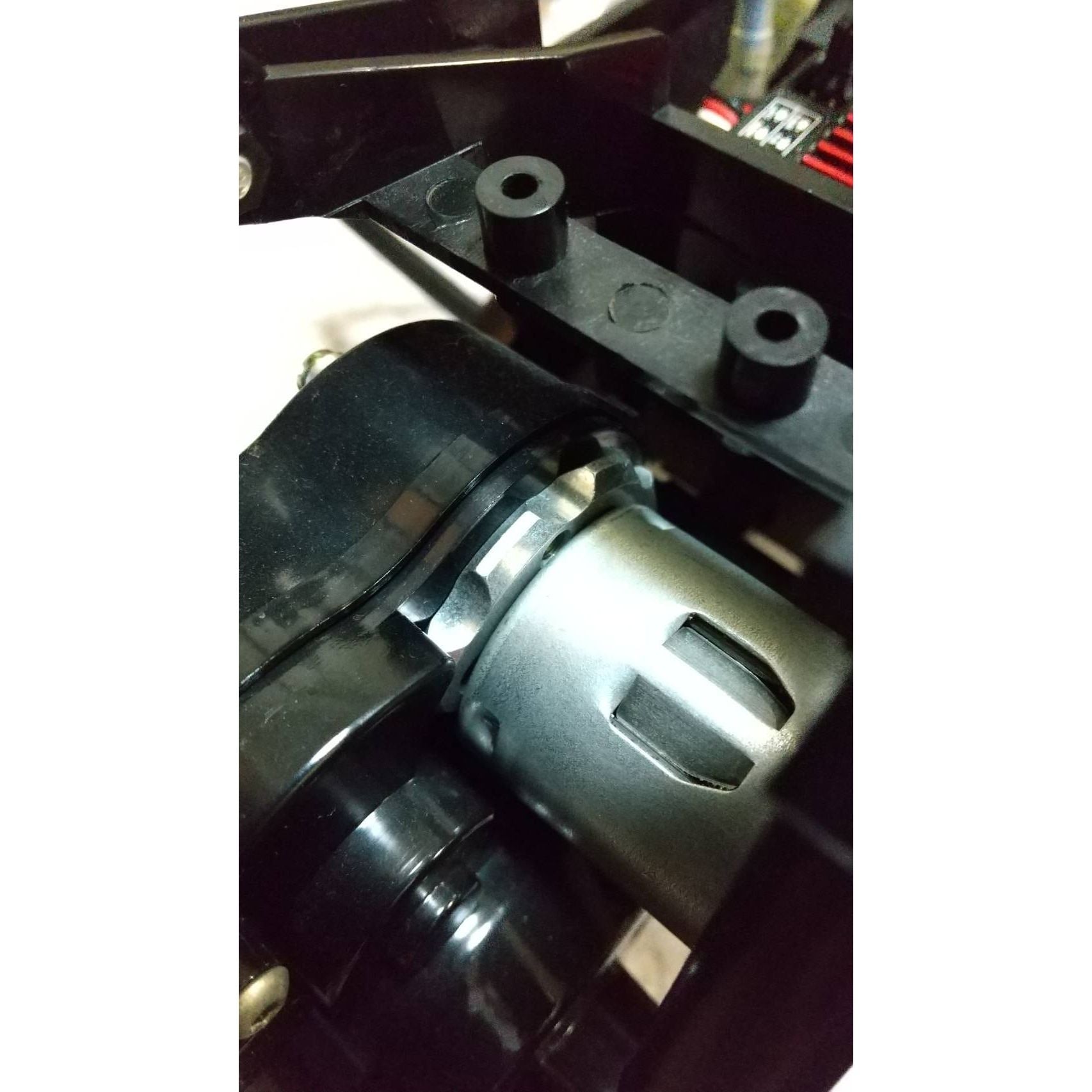 PINE BEACH 380 Motor Adapter MK2 for Tamiya Grasshopper / Mighty Frog / Wild One / Hornet Silver