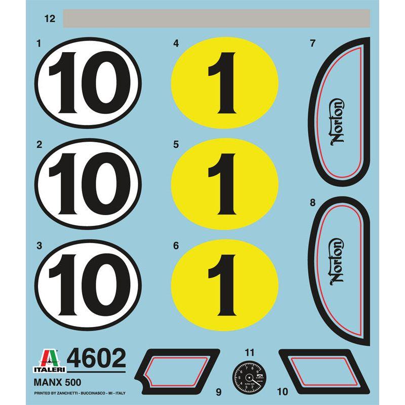 ITALERI 1/9 Norton Manx 500cc 1951