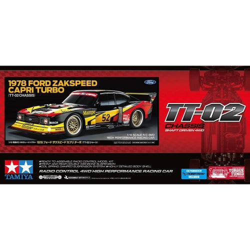 TAMIYA 1/10 1978 Ford Zakspeed Capri (TT-02)