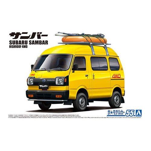 AOSHIMA 1/24 Subaru TT1 Sambar
High-Roof 4WD '80