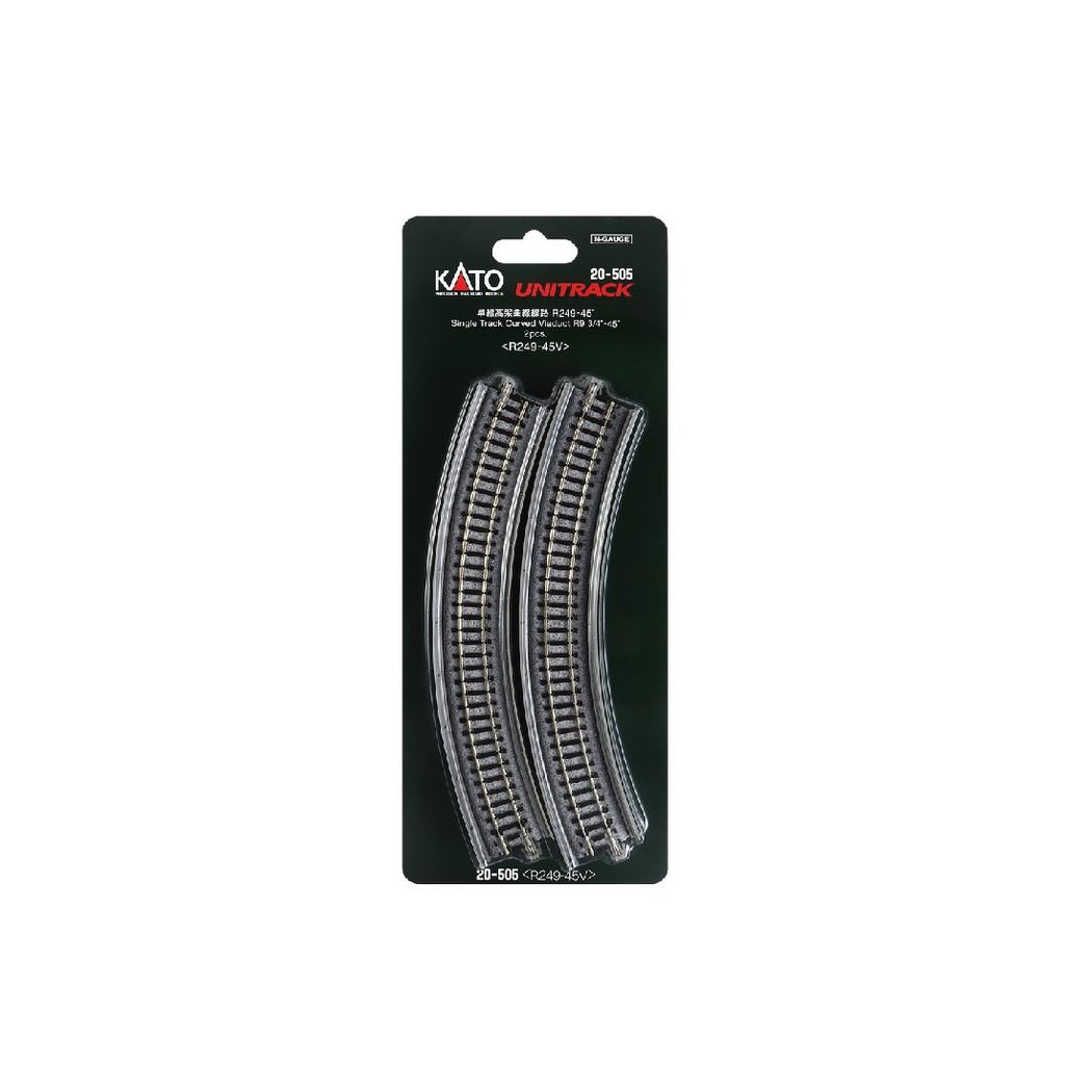 KATO N Single Track Curved Unitrack Viaduct R249-45Deg (2)