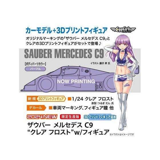 HASEGAWA 1/24 Sauber Mercedes C9 " Claire Frost" with Figure