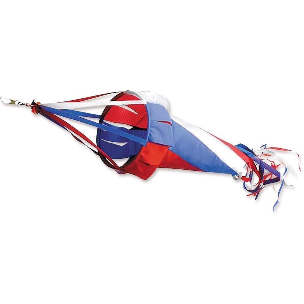 PREMIER KITES Wind Garden Spinsock, Patriotic, 36-Inch