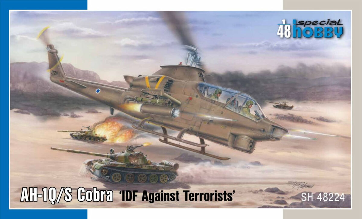 SPECIAL HOBBY 1/48 AH-1Q/S Cobra ‘IDF Against Terrorists’ Plastic Model Kit