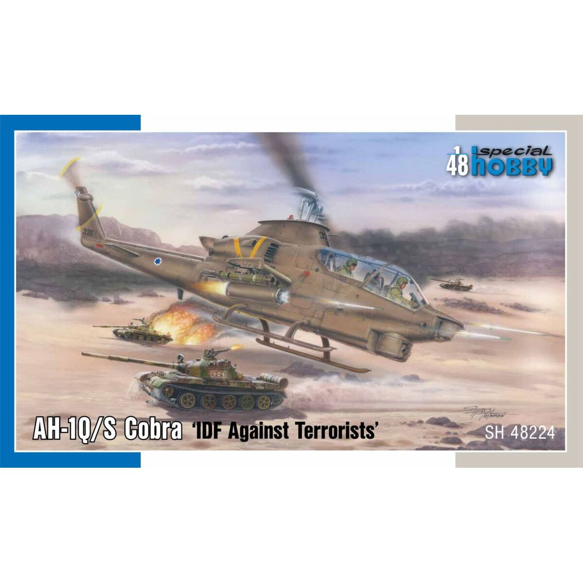 SPECIAL HOBBY 1/48 AH-1Q/S Cobra ‘IDF Against Terrorists’ Plastic Model Kit