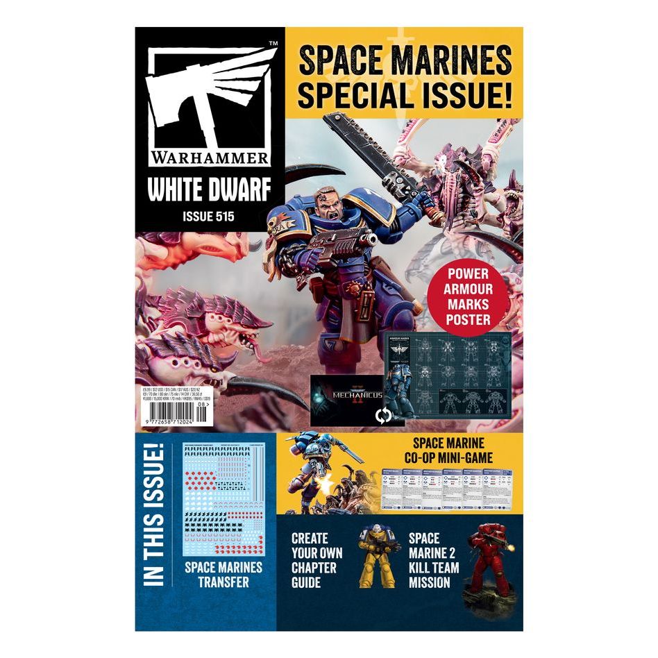 GAMES WORKSHOP WD08 White Dwarf 515 (Aug 2025)