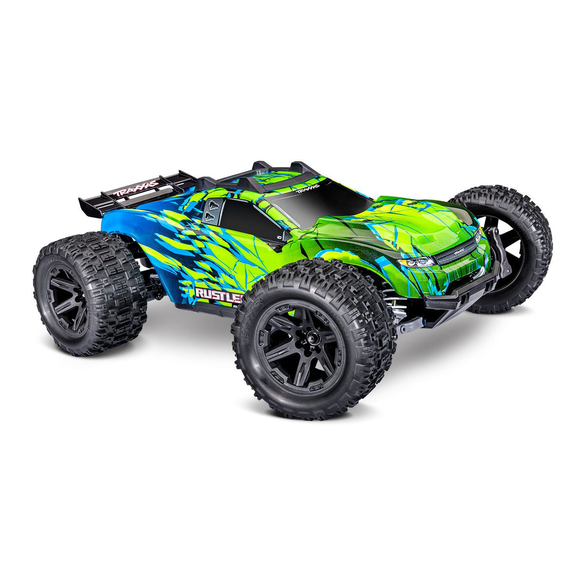 TRAXXAS 1/10 RUSTLER 4X4 BRUSHLESS - GREEN