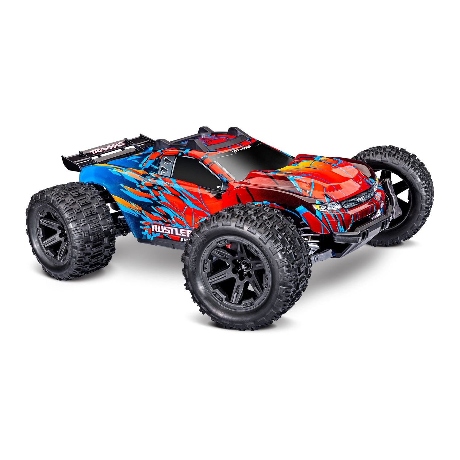 TRAXXAS 1/10 RUSTLER 4X4 BRUSHLESS - RED