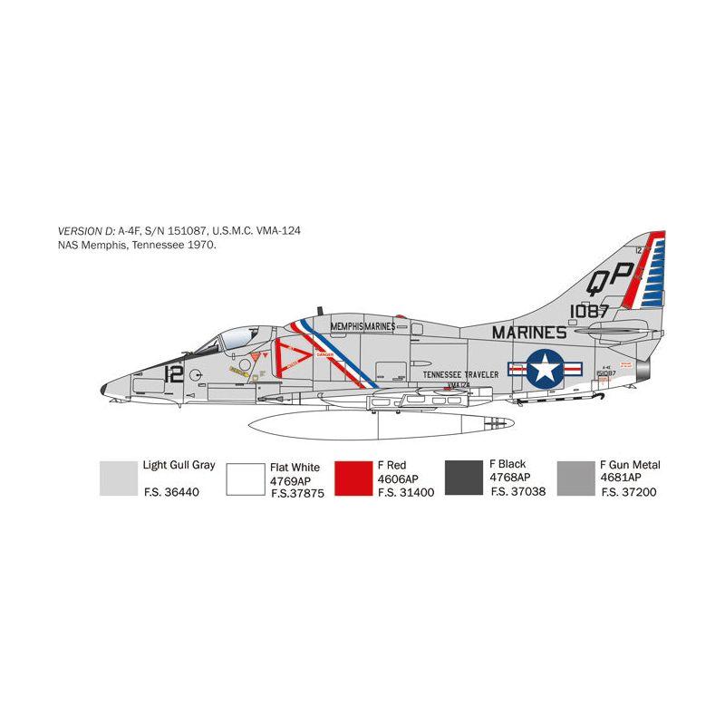 ITALERI 1/48 A-4E/F/G Skyhawk Australian Decals Included
