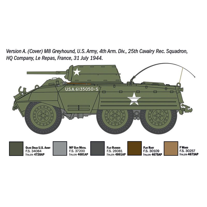 ITALERI 1/72 M8 Greyhound / M20