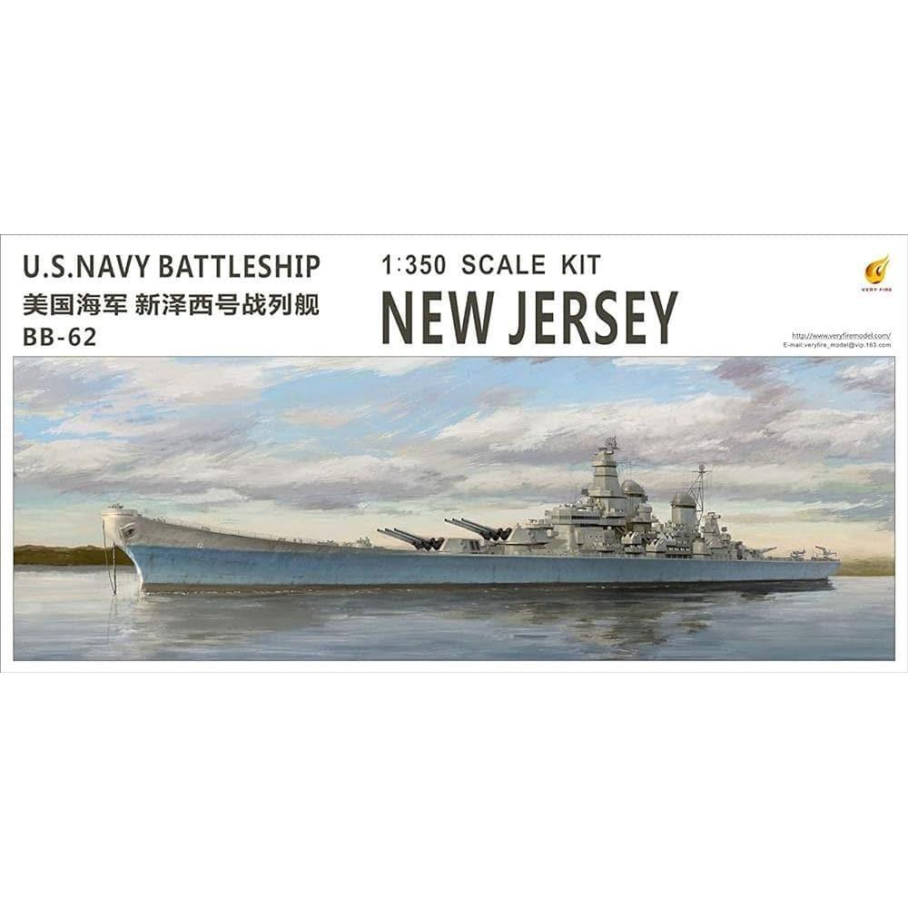 VERY FIRE 1/350 Battleship USS New Jersey 1945 Plastic Model Kit