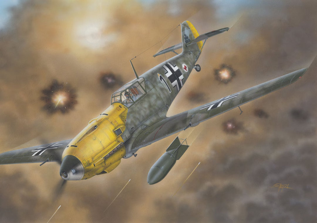 SPECIAL HOBBY 1/72 Messerschmitt Bf 109E-4/7 ‘Staffelkapitäne’ Plastic Model Kit