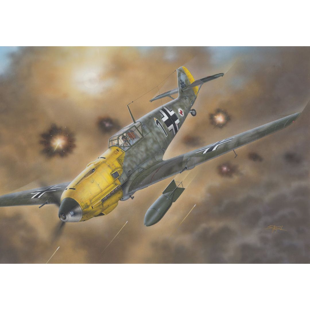 SPECIAL HOBBY 1/72 Messerschmitt Bf 109E-4/7 ‘Staffelkapitäne’ Plastic Model Kit