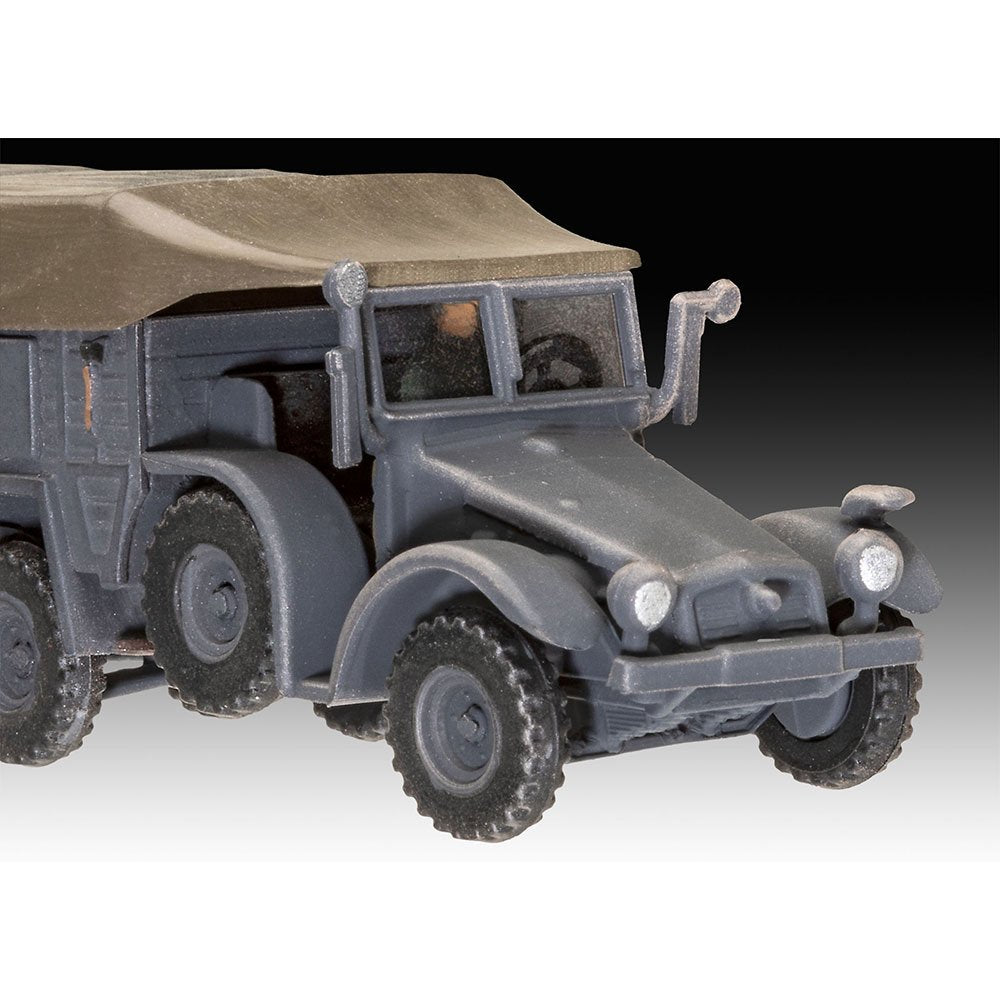 REVELL 1/76 STARTER KIT KRUPP PROTZE KFZ 69 WITH 3.7CM PAK