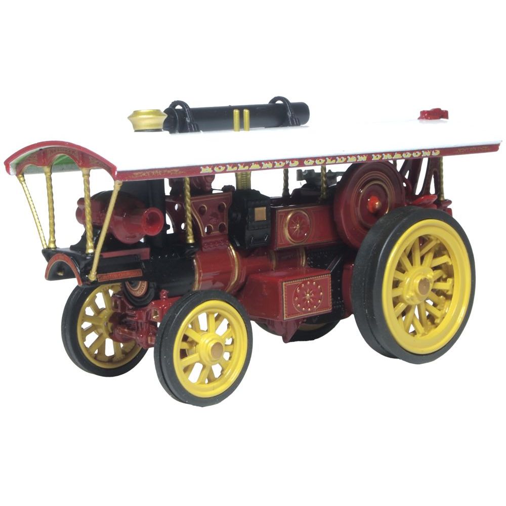 OXFORD 1/76 Burrell Scenic Showmans Loco Winston Churchill