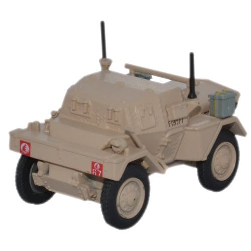 OXFORD 1/76 Dingo Scout Car 5th RTR - 4th Arm.Brg -7thArm.Div. Libya 1942