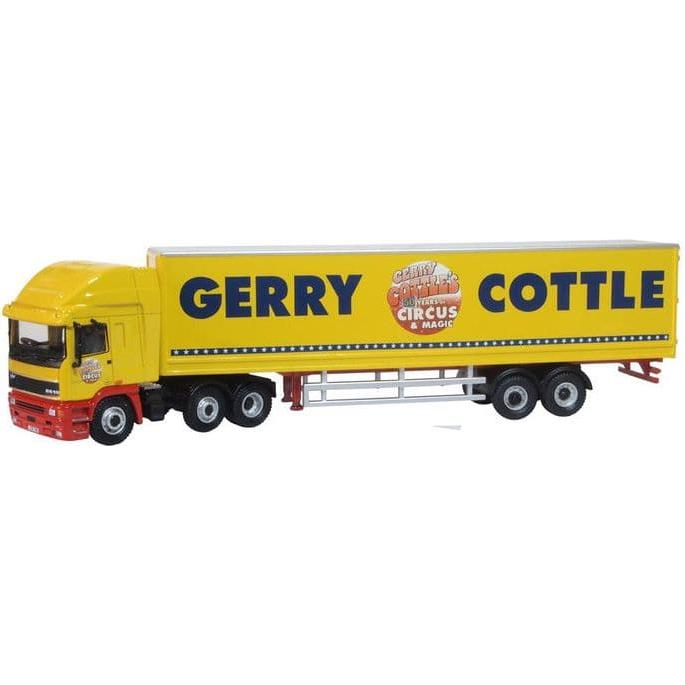 OXFORD 1/76 Gerry Cottles Circus ERF EC Box Trailer