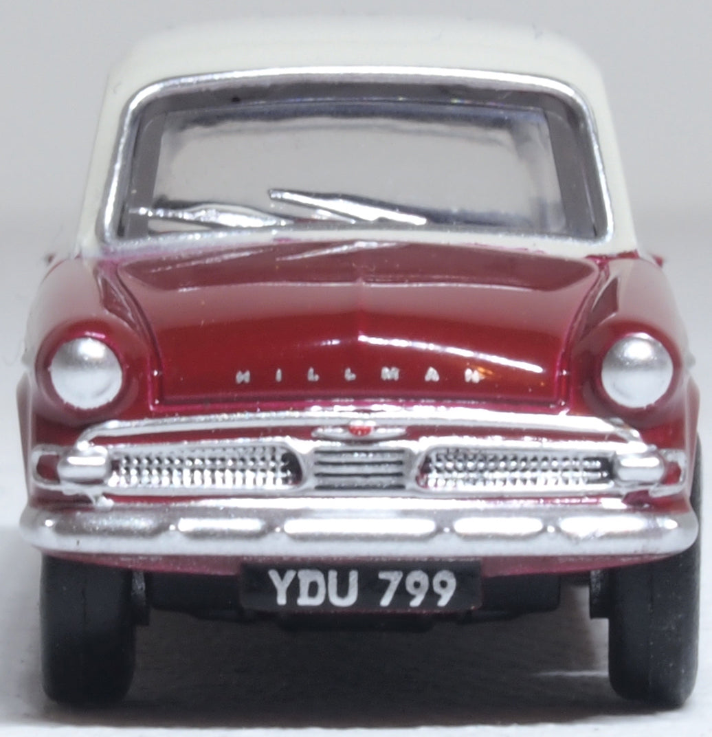 OXFORD 1/76 Hillman Minx MkIIIA Pippin Red/Pearl Grey