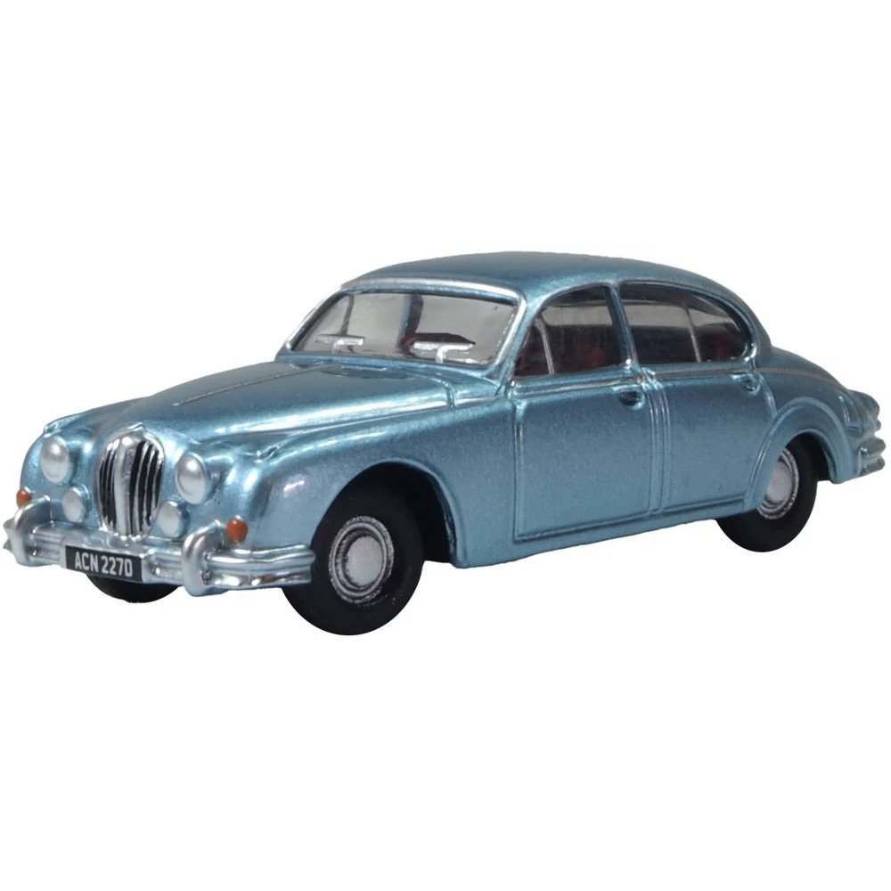 OXFORD JAGUAR MK2 - OPALESCENT SILVER BLUE