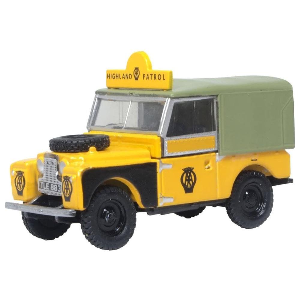 OXFORD 1/76 Land Rover Series I 88" Canvas Aa Highland Patrol