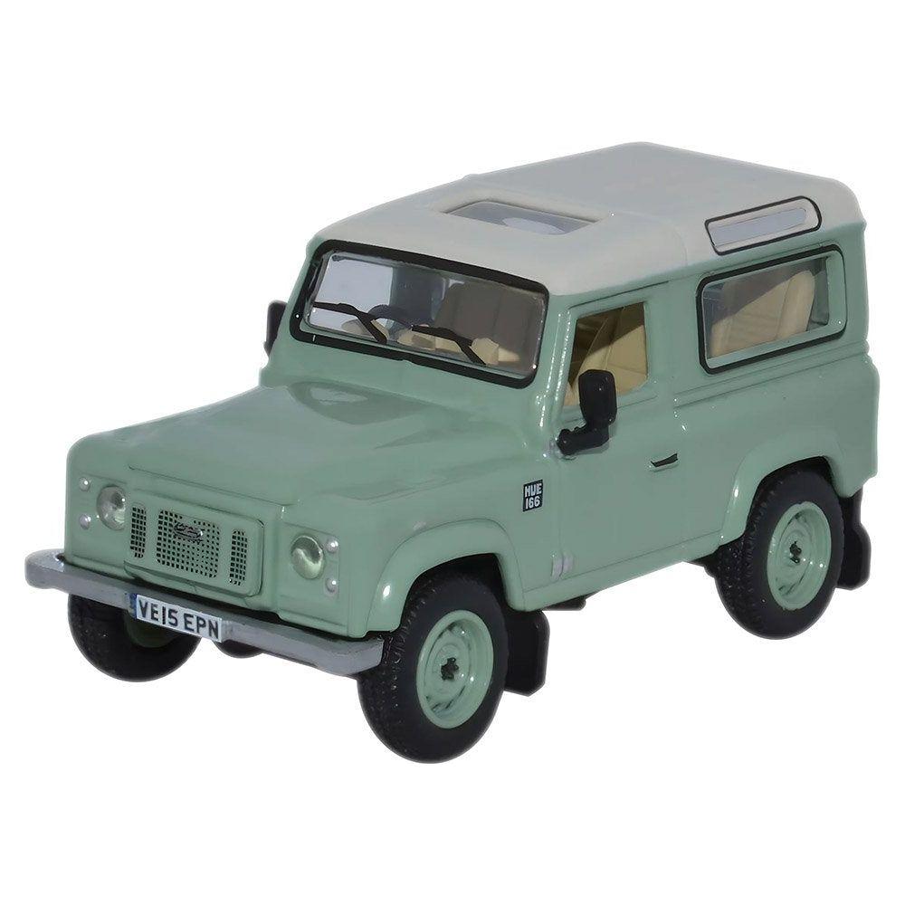 OXFORD 1/76 Land Rover Defender 90 Grasmere Green Heritage
