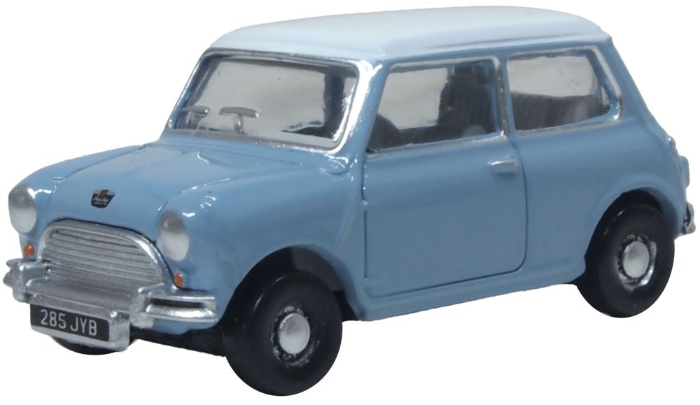 OXFORD 1/76 Austin Mini Speedwell Blue