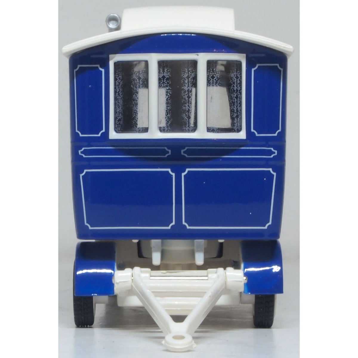 OXFORD 1/76 Showmans Caravan Blue/Cream