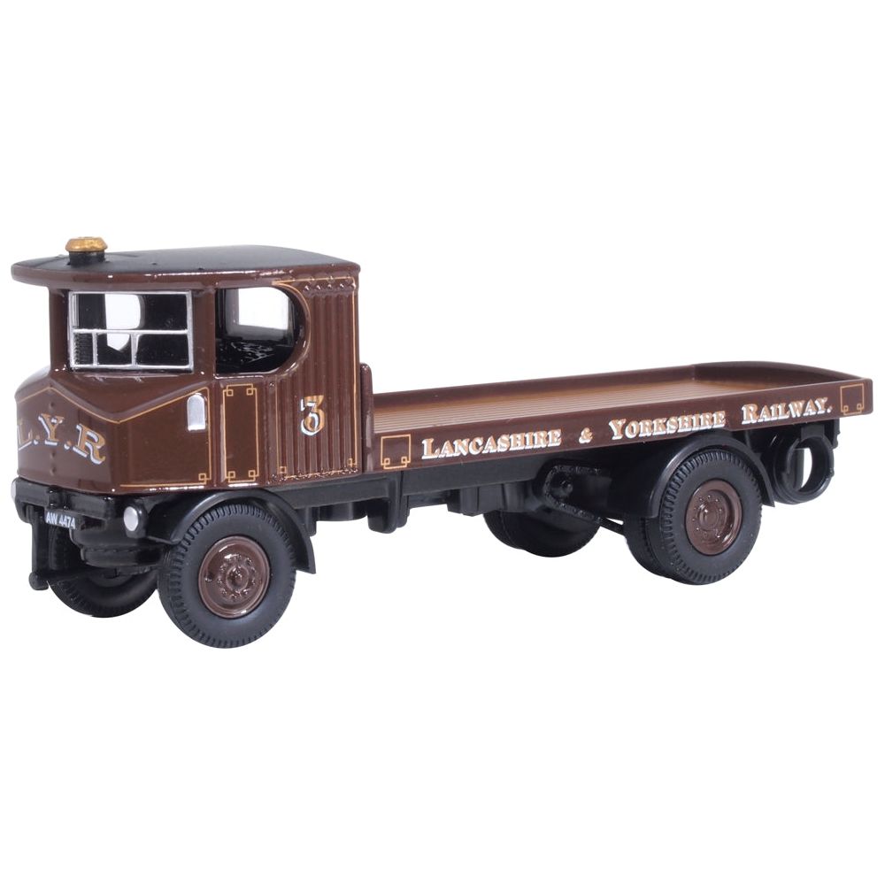 OXFORD 1/76 Sentiel Flatbed - Lancashire & Yorkshire Railway