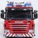 OXFORD 1/76 South Wales Fire & Rescue Scania Pump Ladder CP28