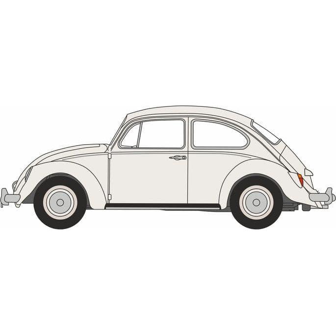 OXFORD 1/76 VW Beetle Lotus White