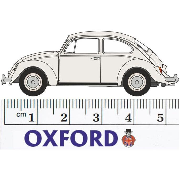 OXFORD 1/76 VW Beetle Lotus White