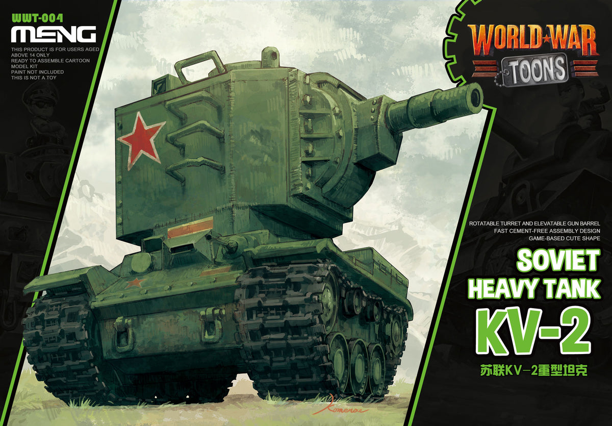 MENG World War Toons KV-2 Soviet Heavy Tank