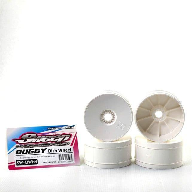 SWEEP 1/8 Buggy white Wheels V5 4pcs