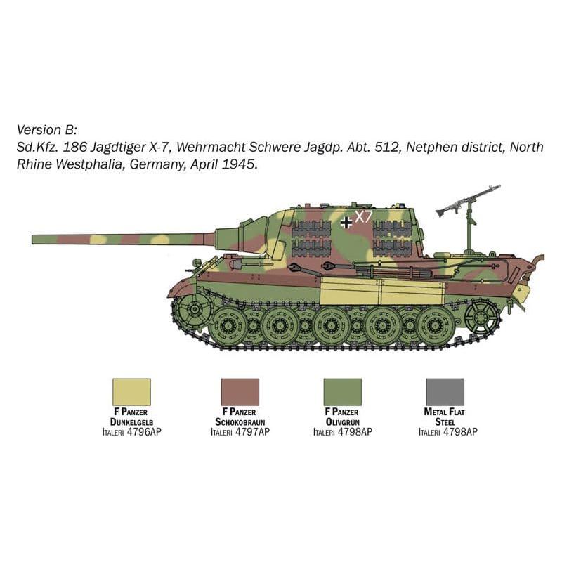 ITALERI 1/56 Sd.Kfz. 186 Jagdtiger