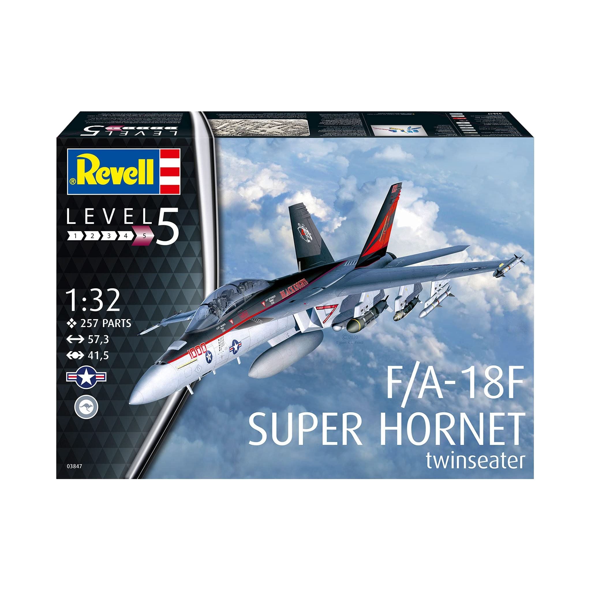 REVELL 1/32 F/A-18F Super Hornet Twinseater