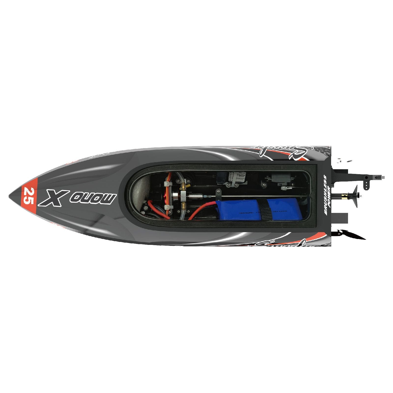 JOYSWAY Super Mono X V2 420mm ABS Hull Brushless F1 Speed Boat ARTR