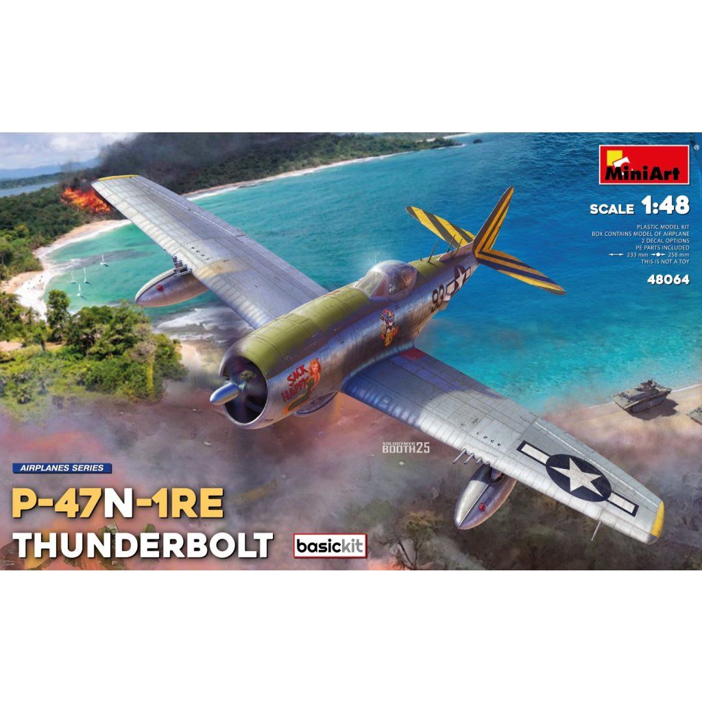 MINIART 1/48 P-47N-1RE THUNDERBOLT BASIC KIT