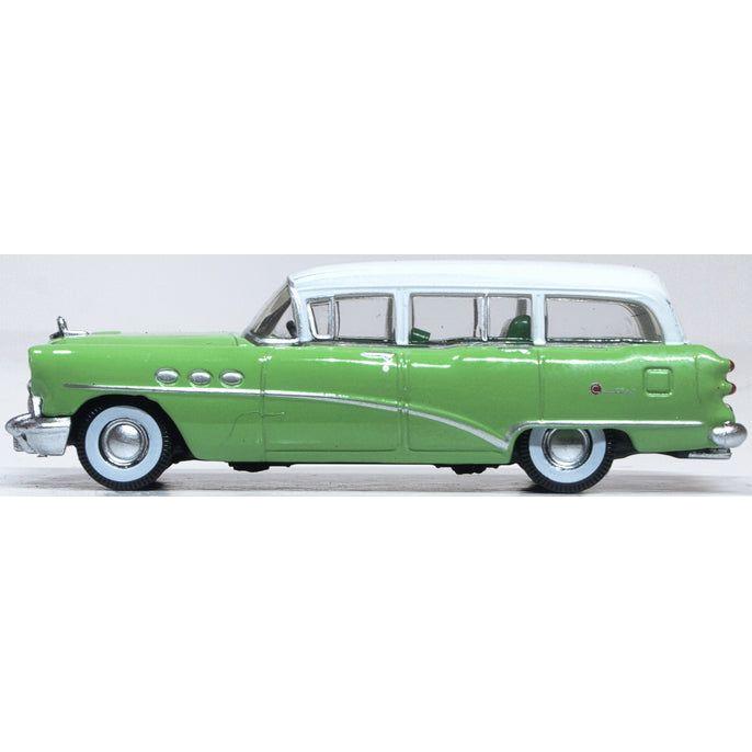 OXFORD 1/87 Buick Century Estate Wagon 1954 Willow Green and White