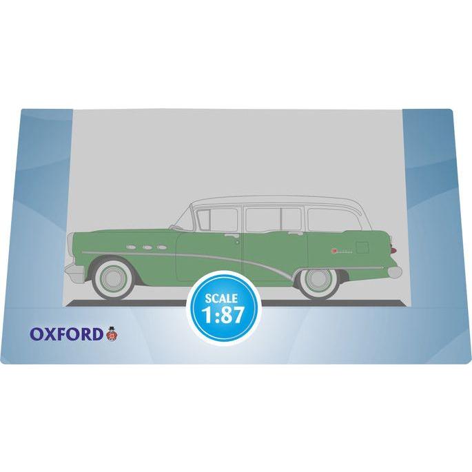 OXFORD 1/87 Buick Century Estate Wagon 1954 Willow Green and White