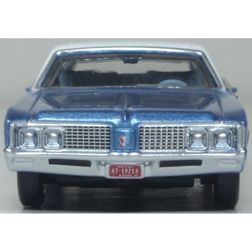 OXFORD 1/87 1968 Buick Electra 225 Medium Teal Blue Mist/Parchment