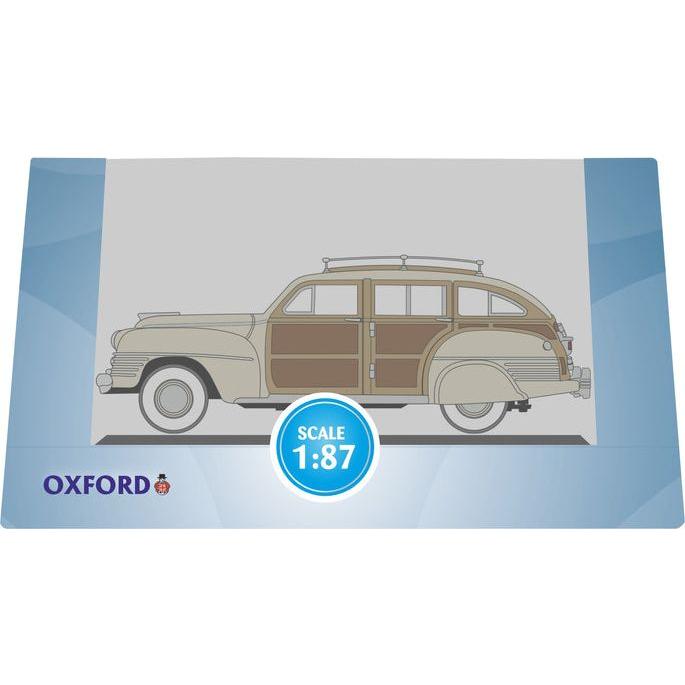 OXFORD 1/87 Chrysler T & C Woody Wagon 1942 Catalina Tan