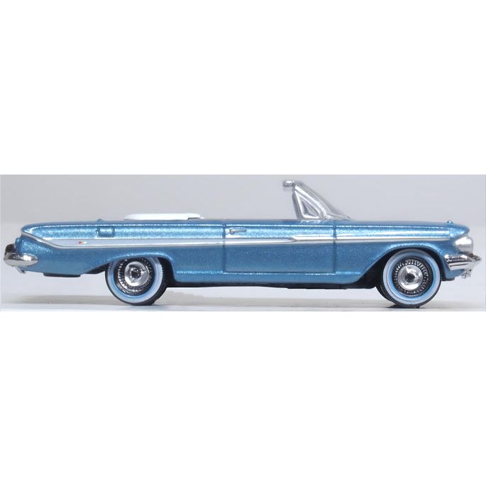 OXFORD 1/87 Chevrolet Impala 1961 Blue/White
