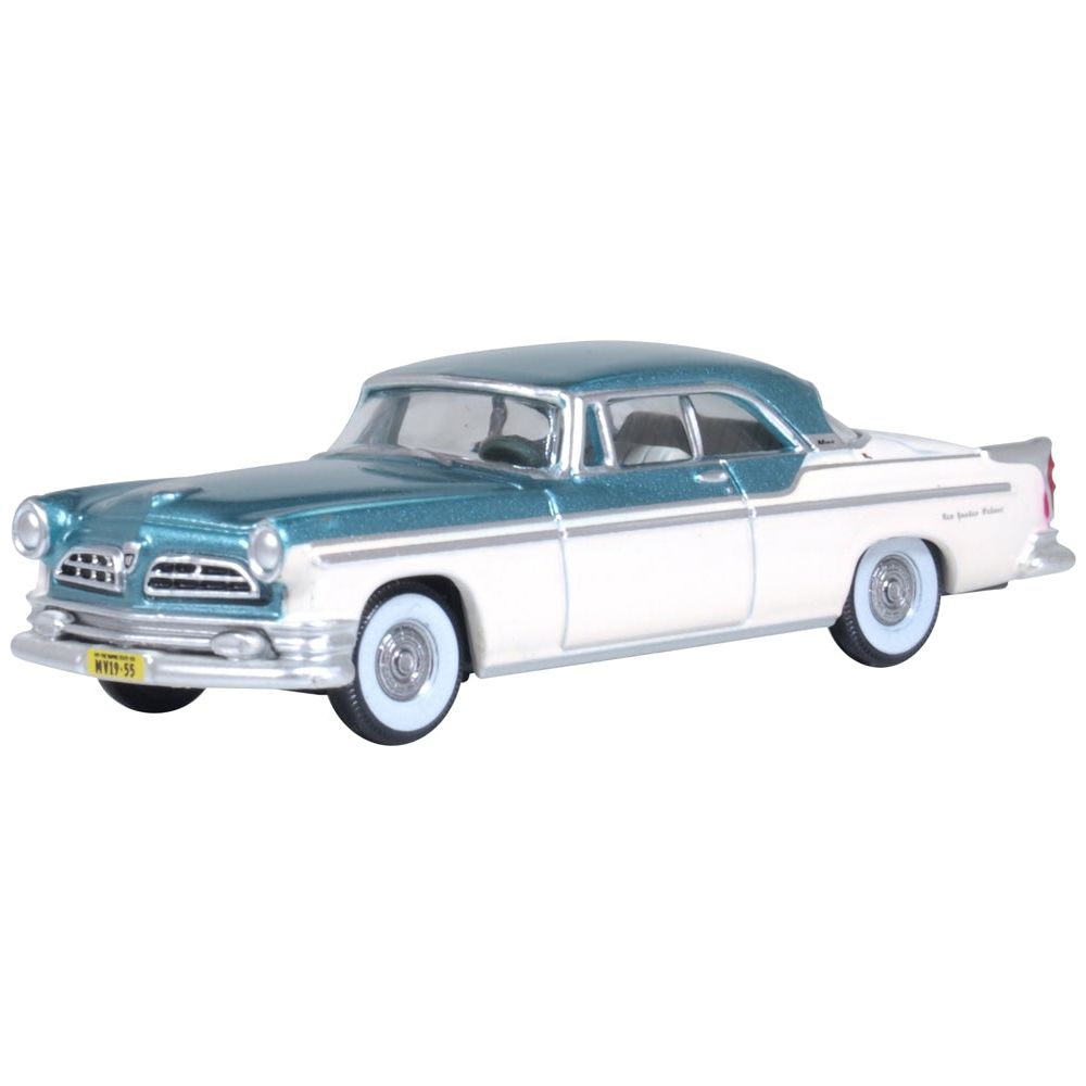 OXFORD 1/87 1955 Chrysler New Yorker Deluxe Coupe ST. Regis - Jade Green/Platinum
