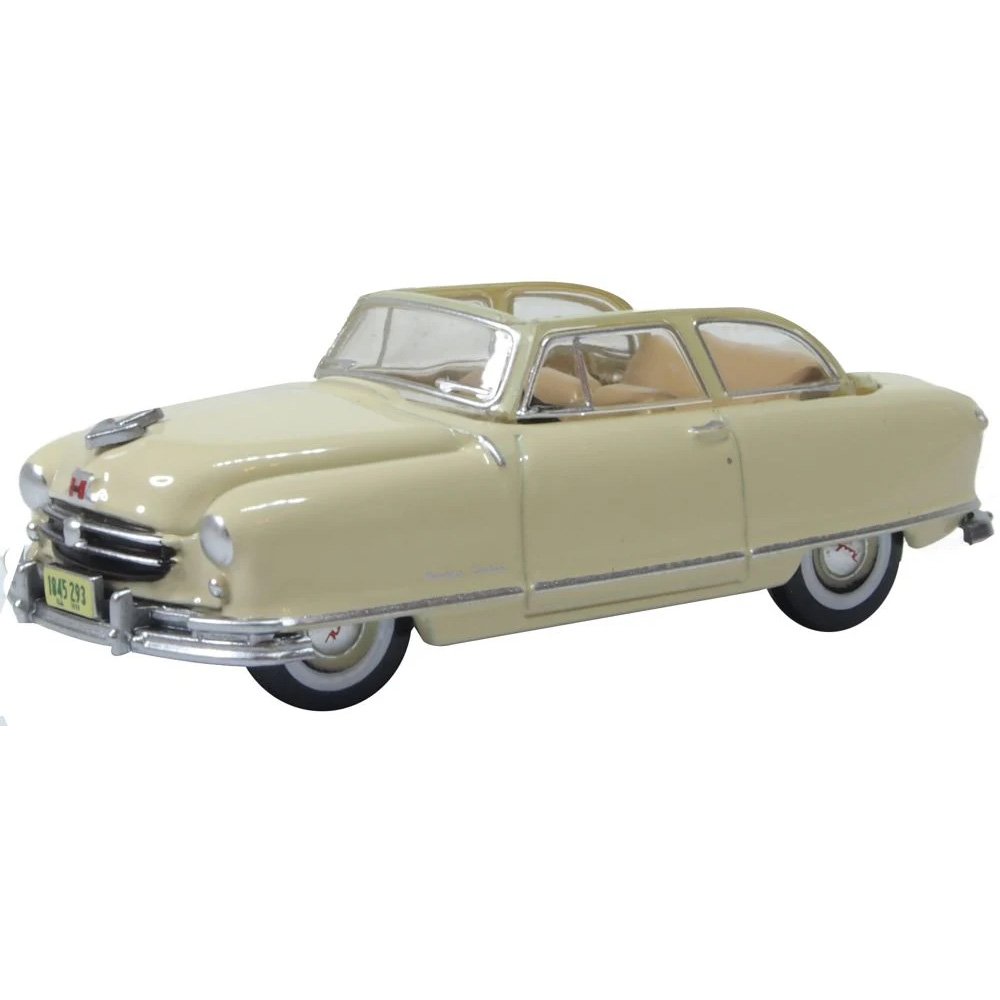 OXFORD 1950 NASH RAMBLER - CUSTOM LANDAU CONVERTIBLE OPEN - CHAMPAGNE IVORY