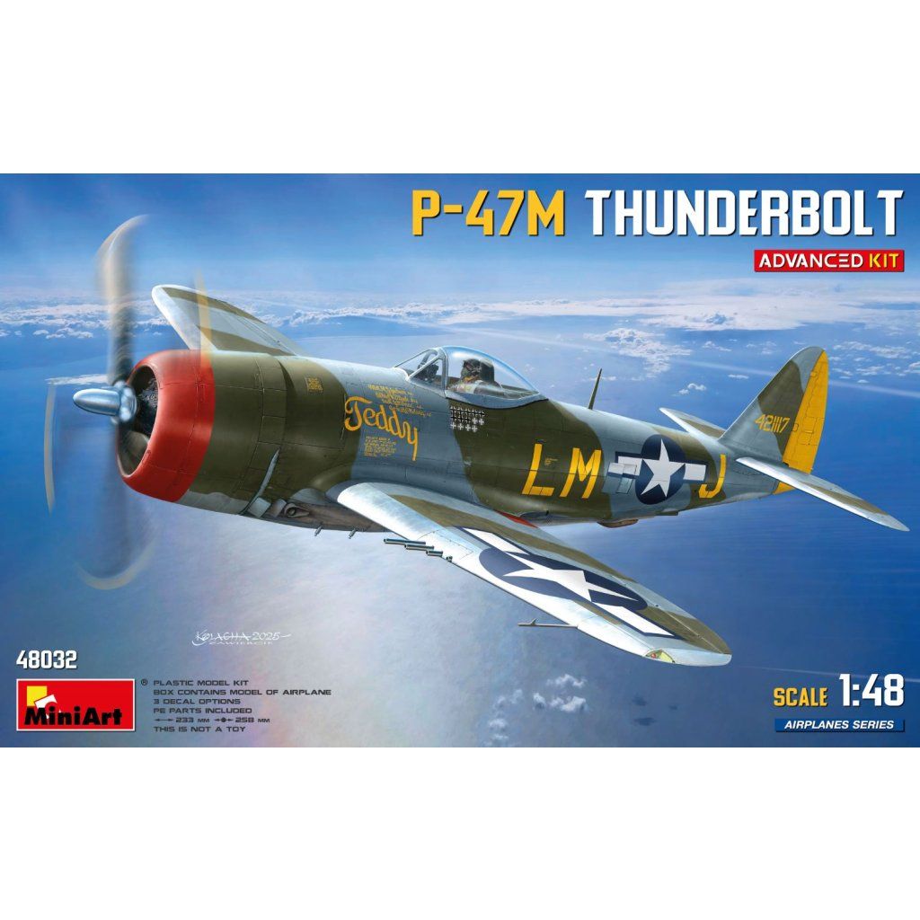 MINIART 1/48 P-47M Thunderbolt. Advanced Kit