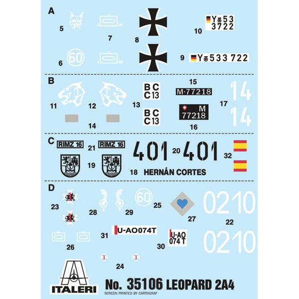 ITALERI Leopard 2A4 (War Thunder Series)