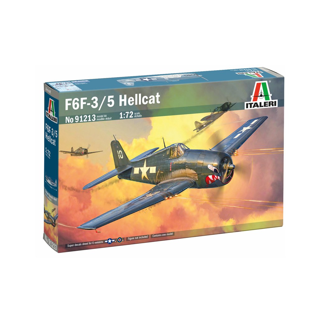 ITALERI 1/72 Grumman Hellcat F6 F-3-New Artwork and Decal Edition