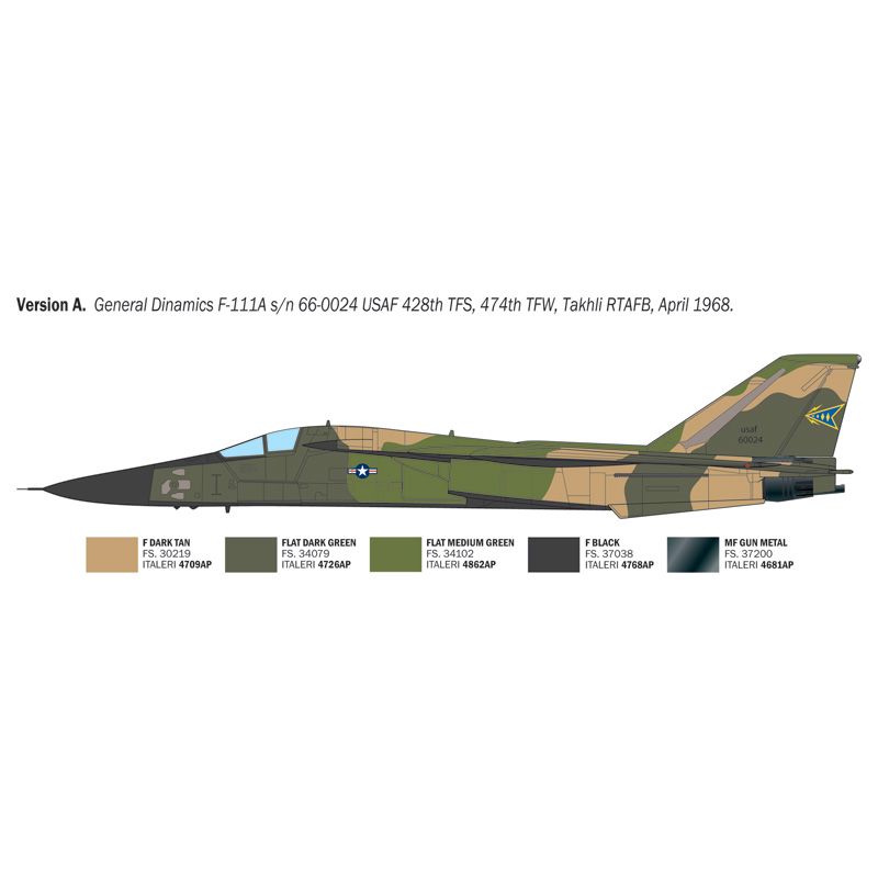 ITALERI 1/72 F-111A Aardvark