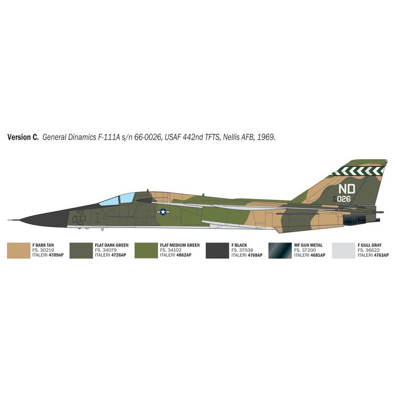ITALERI 1/72 F-111A Aardvark